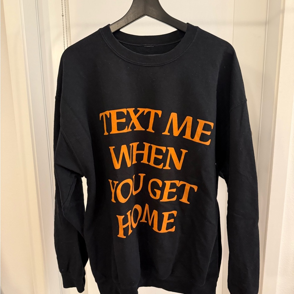 LONELY GHOST Black & Orange TMWYGH Sweatshirt